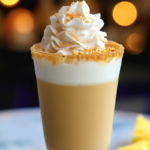 Butternut Rum Lifesaver Shot with layers of Baileys, butterscotch schnapps, coconut rum, and pineapple juice.