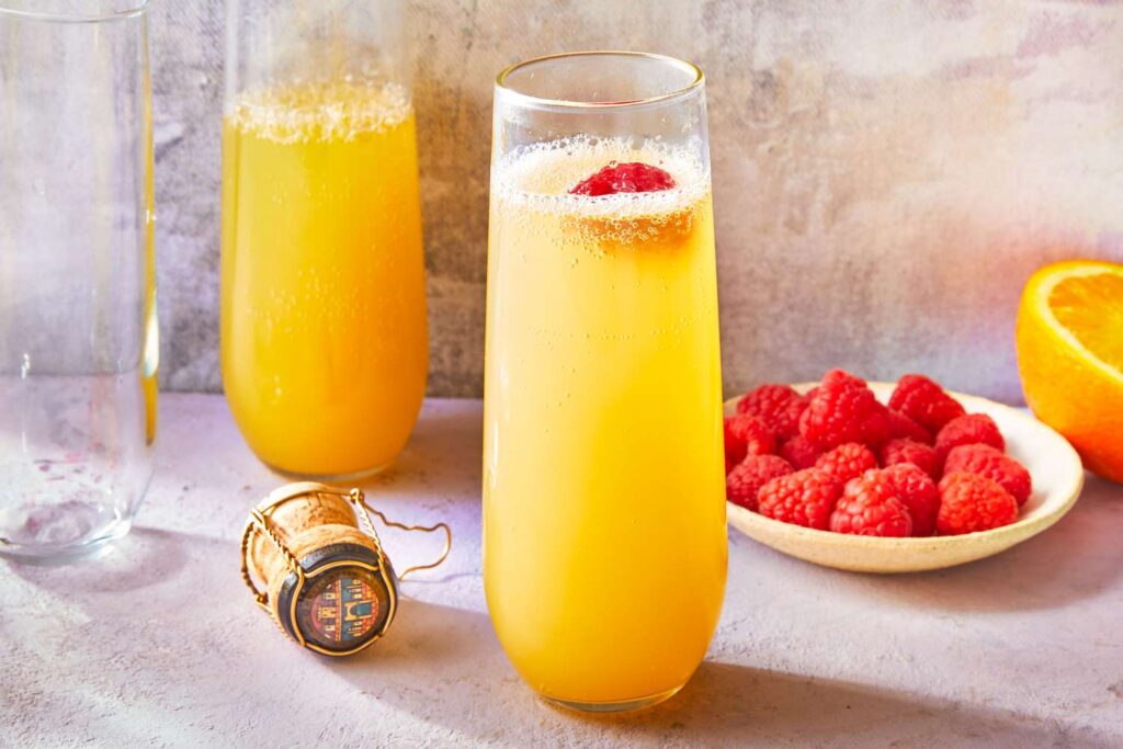 Sip the Sunrise: Crafting the Perfect Strawberry Mimosa with Fresh Fruit Puree