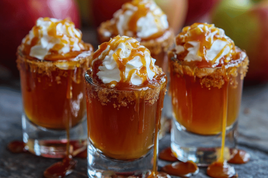 These Caramel Apple Fireball Shots Will Steal the Show at Your Fall Party 🍁🥃