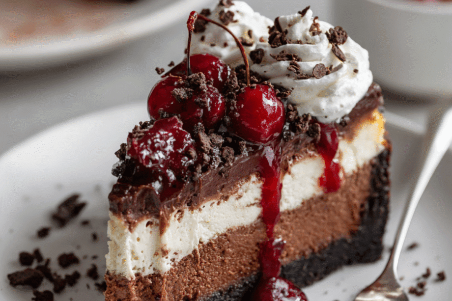 Indulgent Black Forest Cheesecake Recipe – A Dreamy Chocolate & Cherry Dessert