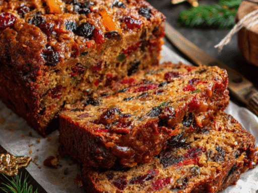 A Slice of Tradition: Classic Christmas Fruitcake Made Perfectly Moist