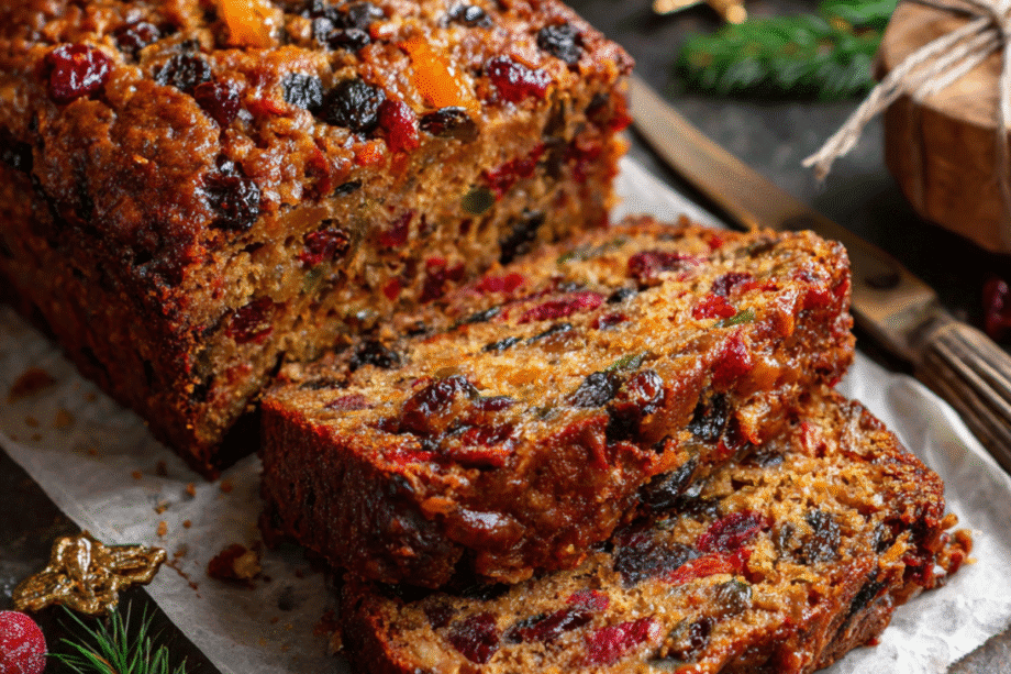 A Slice of Tradition: Classic Christmas Fruitcake Made Perfectly Moist