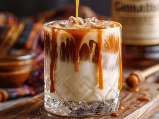 🍸 Salted Caramel Butterscotch White Russian – Creamy, Sweet & Irresistibly Smooth!