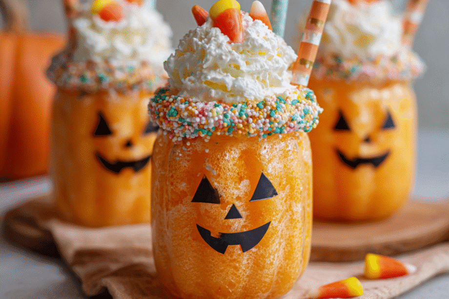 🎃 Jack-O-Lantern Floats – Spooky, Sweet & So Easy to Make!