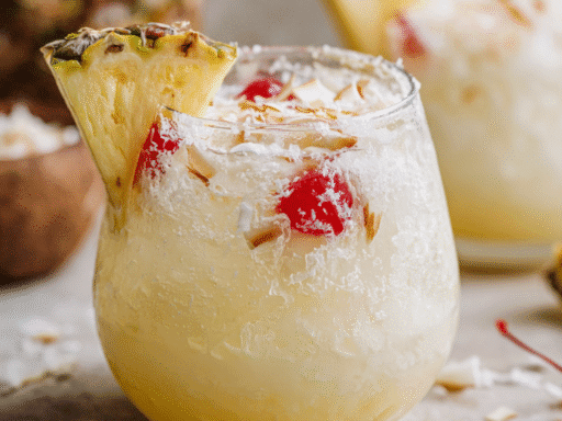 🍍 Piña Colada Punch – Creamy Tropical Bliss in a Bowl