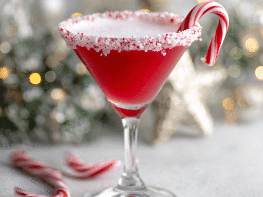 🎄 Mrs. Claus Cocktail – Sweet Holiday Elegance in a Glass
