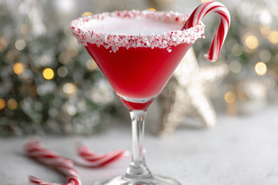 🎄 Mrs. Claus Cocktail – Sweet Holiday Elegance in a Glass