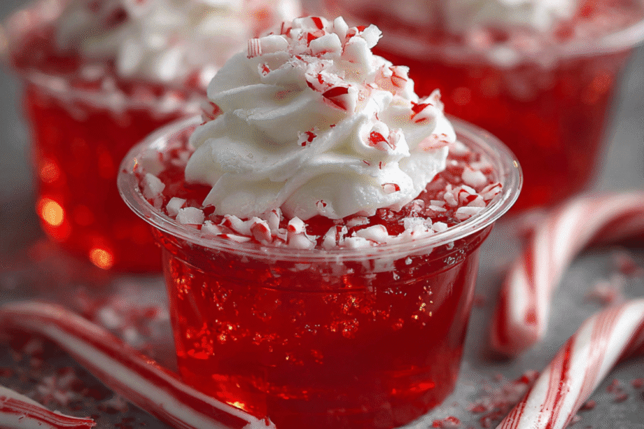 🍬 Sweet Holiday Magic: Candy Cane Jello Shots Everyone Will Love