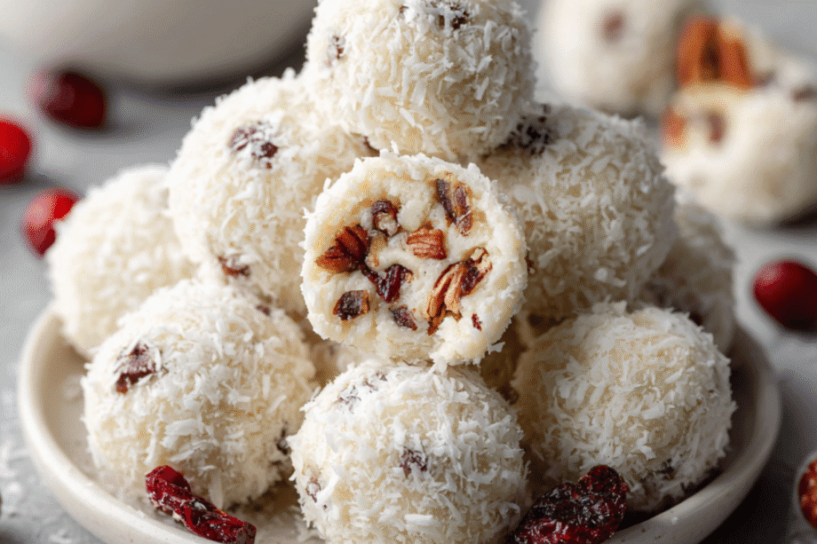 White Christmas Rum Balls – A Sweet Snowy Holiday Treat