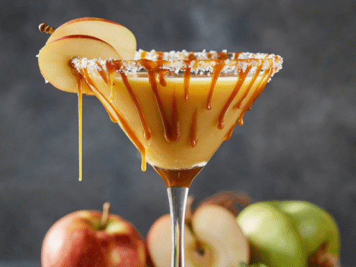 ⭐ A Silky Salted Caramel Apple Martini Everyone Will Crave