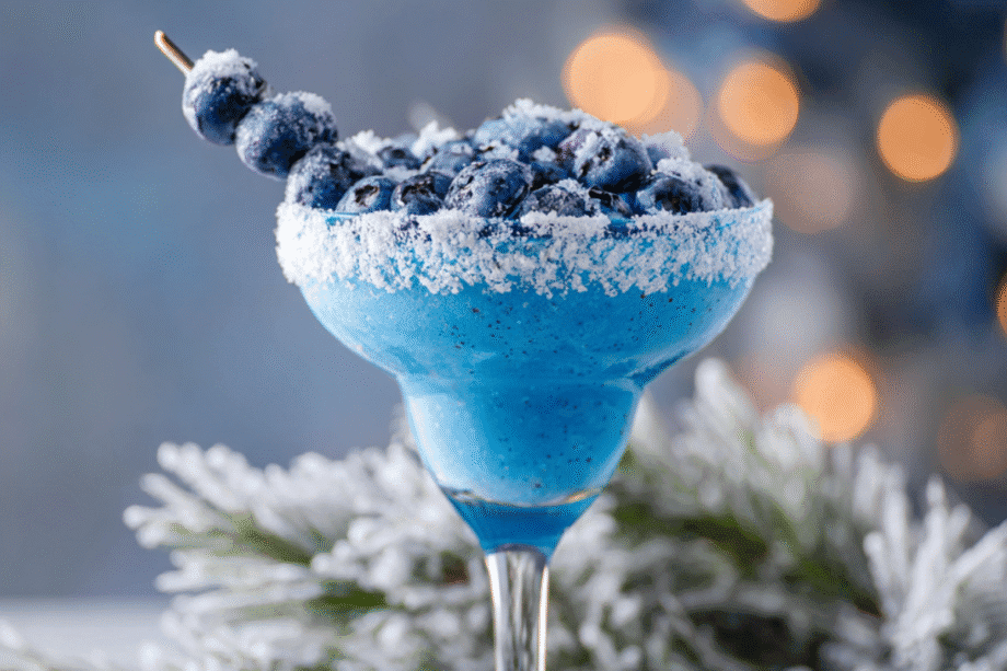 Frostbite Blueberry Martini – A Winter Wonderland in a Glass