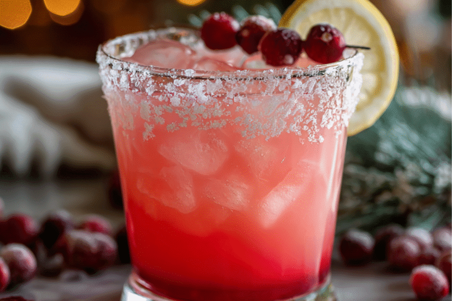 🍋 Holiday Lemon Drop – A Bright, Festive Cocktail for the Season