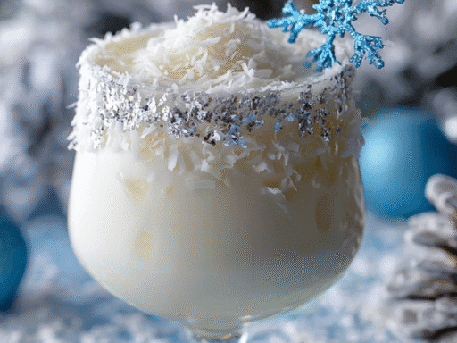 ❄️ Winter Wonderland Mocktail – A Magical Snowy Drink for the Holidays