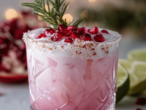🎀 Merry Margarita (Pink Christmas Margarita) – The Ultimate Festive Holiday Cocktail