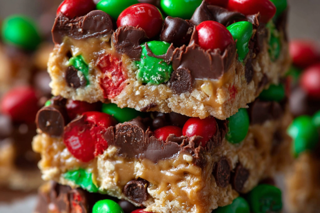 M&M’S DREAM BARS — The Ultimate No-Bake Holiday Treat
