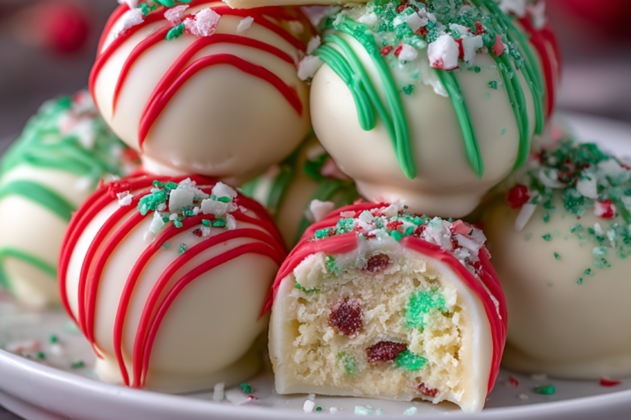 Christmas Tree Cake Balls – The Ultimate No-Bake Christmas Treat