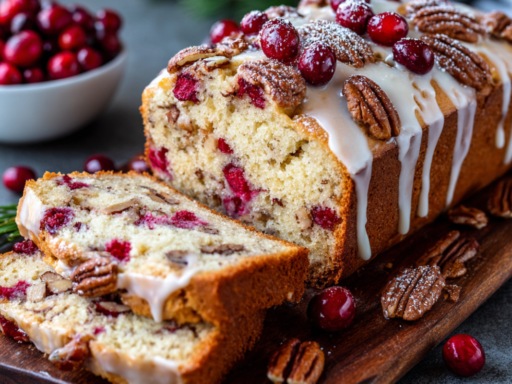 Cinnamon Cranberry Nut Loaf – A Cozy Holiday Bread Full of Warm Flavor