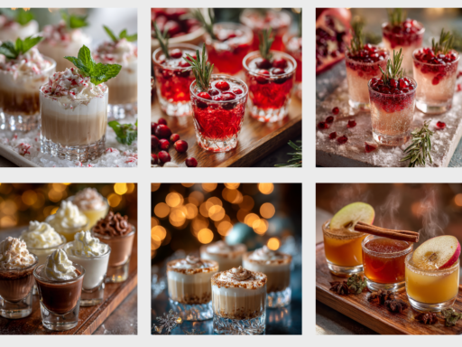 Christmas Drinks Flight – 6 Mini Holiday Drinks to Impress Your Guests