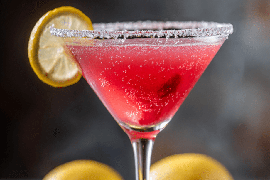 Raspberry Lemon Drop Martini – A Bright, Zesty Cocktail with a Sweet Berry Twist