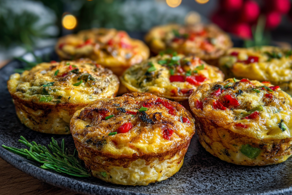 Christmas Omelette Cups