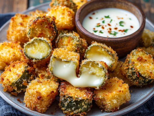 Crispy Pickle Cheese Bites – The Ultimate Crunchy, Gooey Appetizer