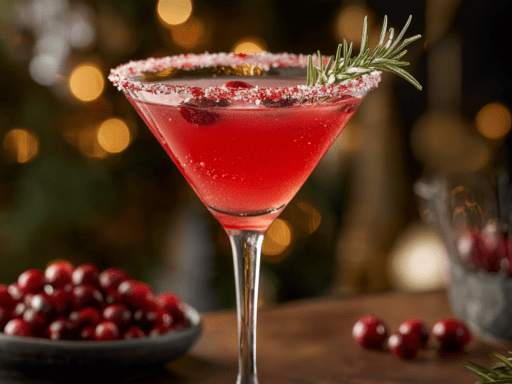 Clausmopolitan Cocktail – A Festive Christmas Twist on the Classic Cosmopolitan
