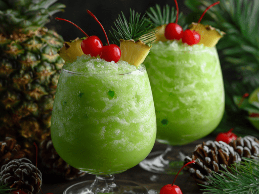 🎄 Magical Grinch Green Slush That Everyone Loves at Christmas