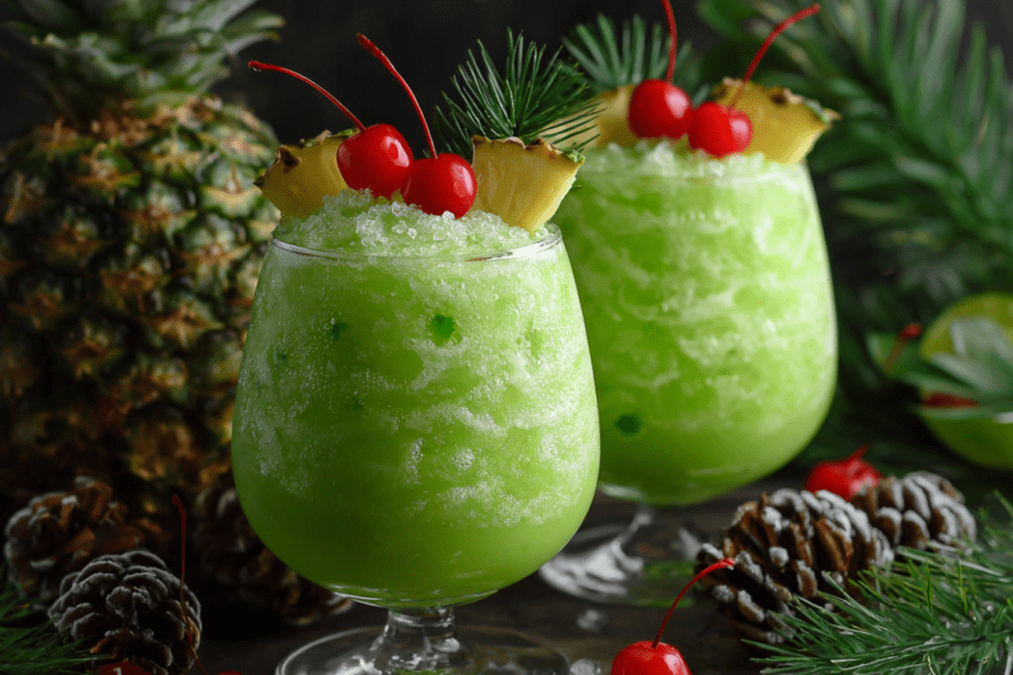 🎄 Magical Grinch Green Slush That Everyone Loves at Christmas