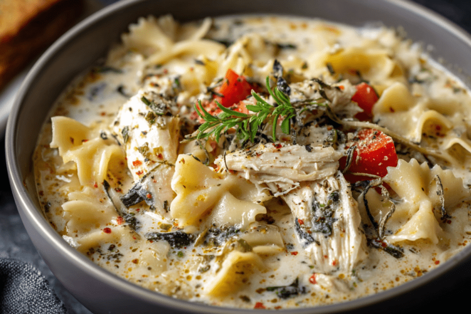 White Chicken Lasagna Soup (Ultra-Creamy Comfort Food Recipe)