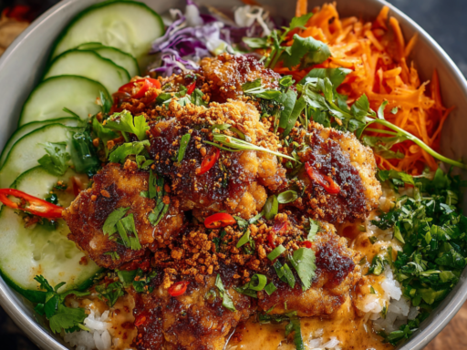 🍗 Ultimate Bang Bang Chicken Bowl: The Crispy, Creamy Comfort Bowl Everyone Craves