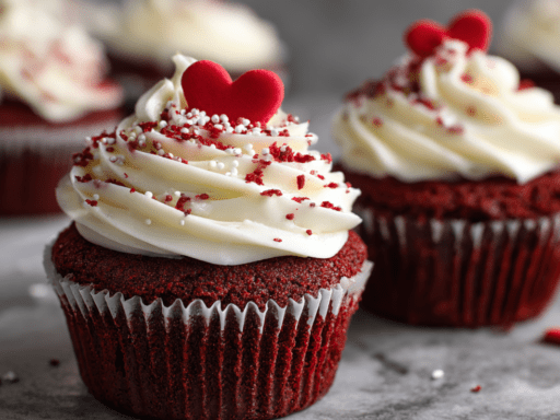 Red Velvet Cupcakes – The Ultimate Bakery-Style Recipe (Soft, Moist & Irresistible)