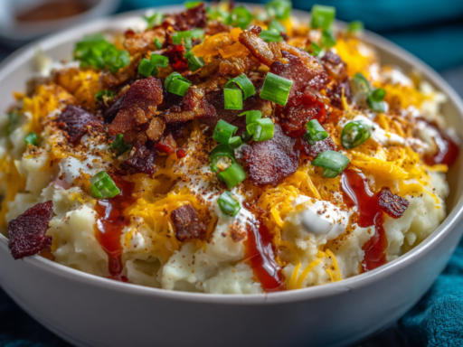 Loaded Mashed Potato Bowls – The Ultimate Comfort Food You’ll Crave Again and Again