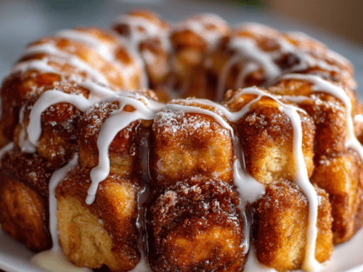 Cinnamon Roll Monkey Bread (Pull-Apart, Gooey & Irresistibly Sweet)