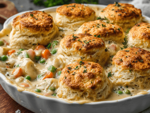 Cheddar Bay Biscuit Chicken Pot Pie